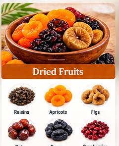 Dried fruits